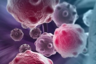 cancer cell made in 3d software