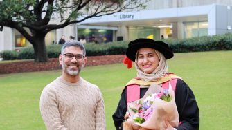 Maliheh Tabasi and Taha Hossien Rashidi Graduation