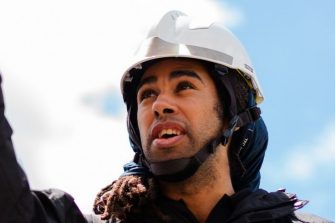 Engineers on site inspection