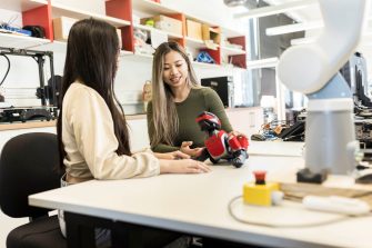 Computer Science Student working on Robot dog
