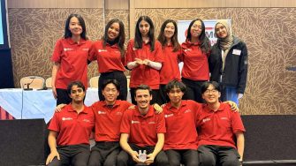 Mending Broken Hearts team with International Heart Hackathon trophy