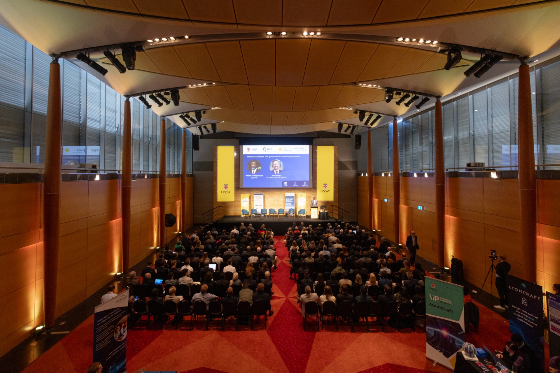 Participants Seated at nuclear futures conference.