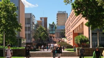 UNSW campus walkway