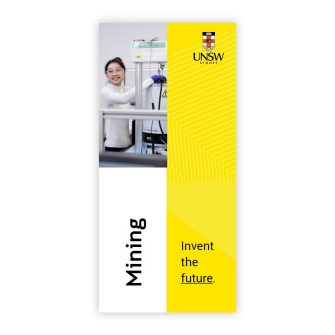 School of Minerals and Energy Resources Engineering mining brochure cover