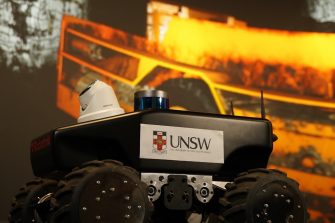 a robot carrying a camera