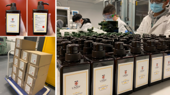 Manufacturing hand sanitiser