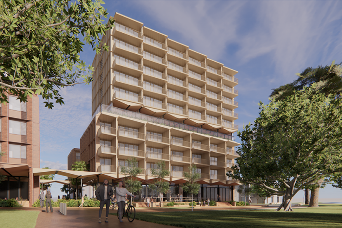 View of Block C from Science Road