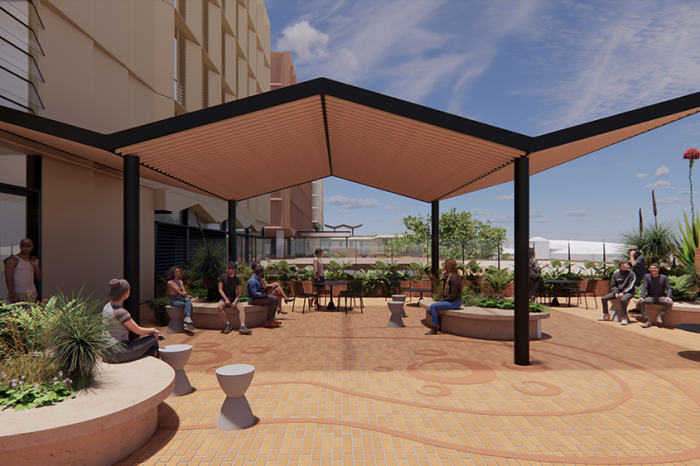 Block C terrace (Artist Impression)