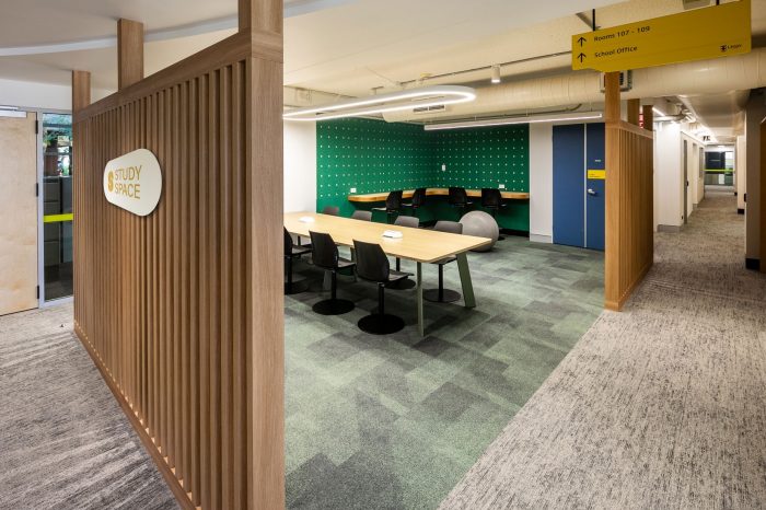 centrally allocated teaching spaces