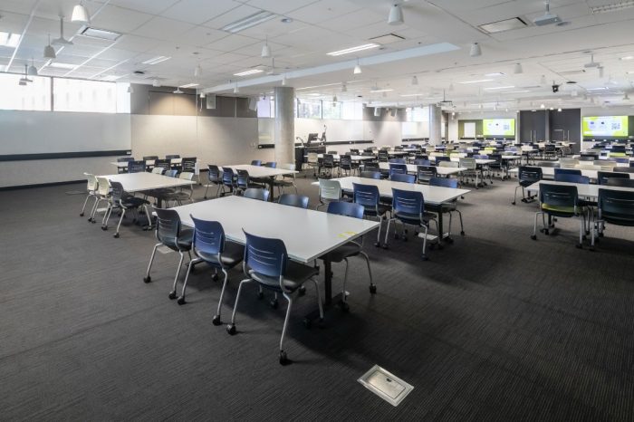 centrally allocated teaching spaces