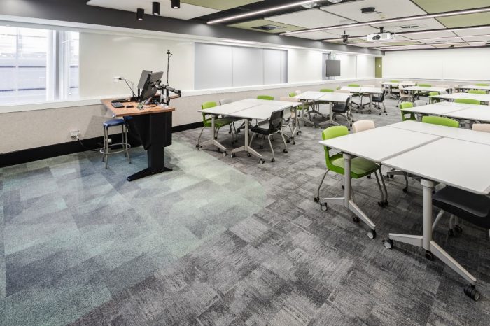 centrally allocated teaching spaces