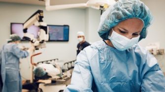 Doctors & Patient With Mask 