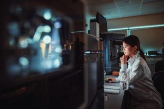 UG Female Student in Lab - How to Become a Doctor