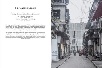 M Architecture final design example for portfolio entry requirements