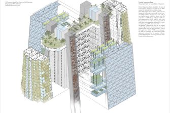 M Architecture technical drawing example for portfolio entry requirements