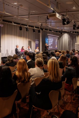 Crowd at diversity and inclusion panel event organised by Australian Human Rights Institute