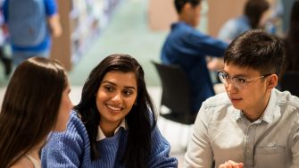 Students studying at UNSW Law Library
