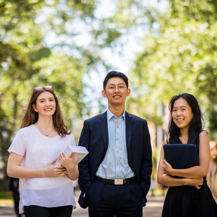 Postgraduate students studying to be a Juris Doctor