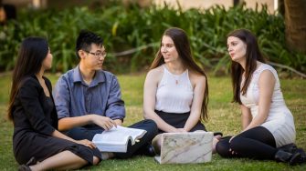 Postgraduate students studying to be a Juris Doctor