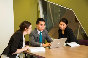 Students & Academics at UNSW Law on October 20, 2015. Photo by Anna Kucera