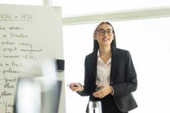 Practical Legal Training (PLT) graduates at Herbert Smith Freehills enrolled in UNSW Law & Justice's GDLPP