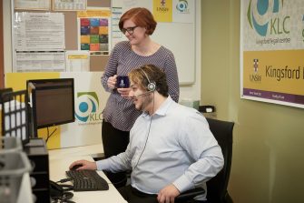 A group of law students at the Kingsford Legal Centre