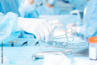 Close up of hand that taking scissors