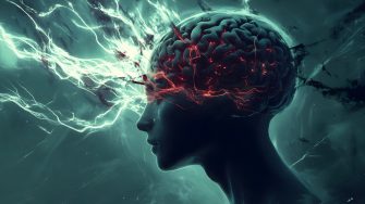 Brain dream stock image