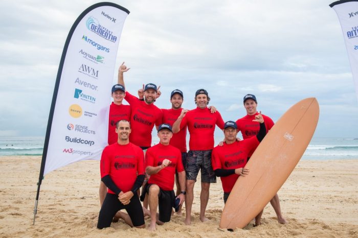 On 25 March the 11th Wipeout Dementia® surf contest ran Sydney’s iconic Bondi Beach. 64 senior executives across the property surfed it off, while raising money for critical dementia research at CHeBA and awareness about the modifiable risk factors of Alzheimer’s disease and other dementias.