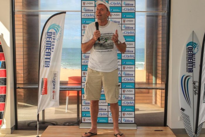 The Wipeout Dementia® crew raised over $96,000 in the 27 May 2017 event, significantly exceeding the fundraising goal! All funds raised go directly to the research under The Dementia Momentum® initiative at the Centre for Healthy Brain Ageing (CHeBA), UNSW. Thanks to everyone involved - our Ambassadors Richard Grellman AM and 1978 World Surfing Champion Wayne "Rabbit" Bartholomew AM, surfers, sponsors and volunteers - for helping make the event such an extraordinary success. Congratulations to Cunningham's Cruisers for taking the title on the day! The May 2017 campaign was supported by major sponsors Morgans and Kennards Hire, secondary sponsors Cunninghams and SkiJapan.com, apparel sponsor Hurley, and in-kind support from Queenscliff Surf Life Saving Club.