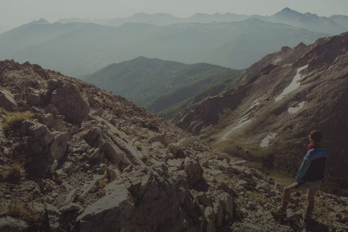 Photo of person mountaineering