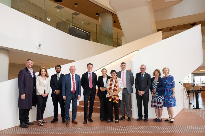 Key stakeholders at the opening of the UNSW Heath Translation Hub.
