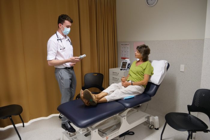  Student interviewing SP