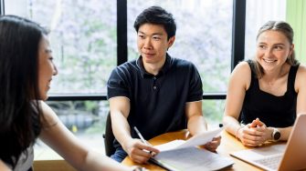 Students learning in the Medicine & Health facilities at the UNSW Kensington campus