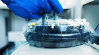 Sample Storage in test-tube laboratory