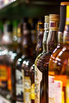 Alcoholism among young people - teenager drinking beer