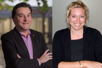 Matthew Kiernan and Louisa Degenhardt.