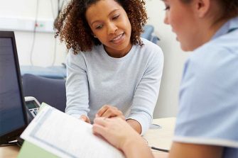 Endometriosis consultation two women