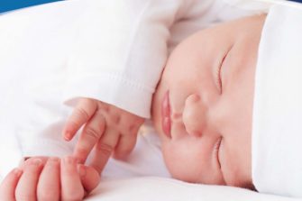 Close-up of Newborn Baby Feet