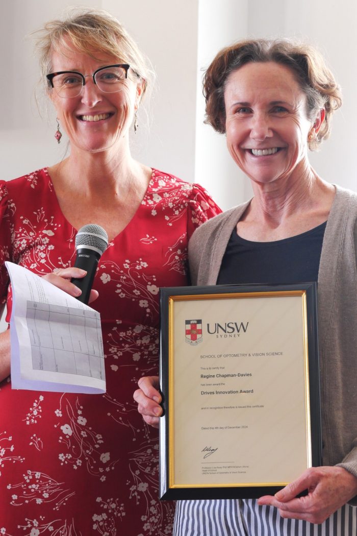 Gina Chapman-Davies award