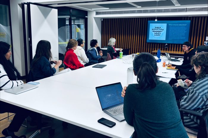 Students join harm reduction champions in strategy workshop