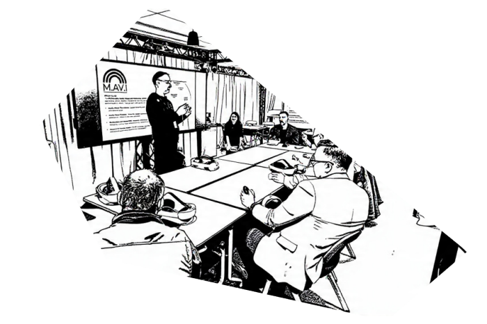 Illustration of a VR demo in the IFS