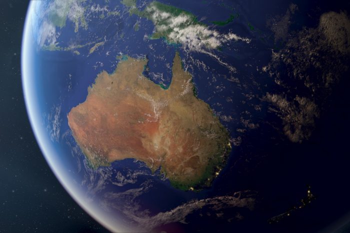 Australia from space