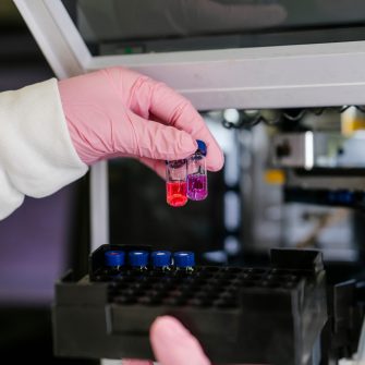 Incidental photos of processes and instruments in UNSW's recombinant products facility