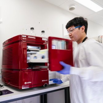 Incidental photos of processes and instruments in UNSW's recombinant products facility