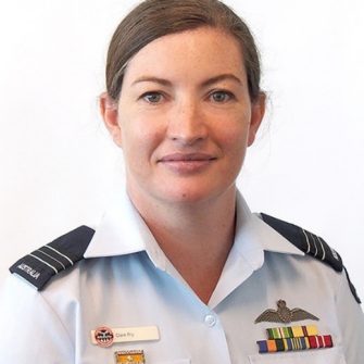 Wing Commander Clare Fry