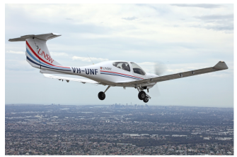 VH UNF – one of 6 new Diamond DA40s purchased in 2010