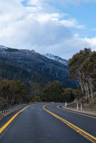 Highway in Jindabyne