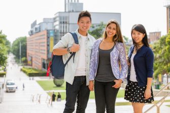 Three UNSW students