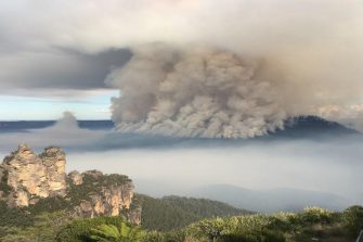 Bushfire in Blue Mountains
